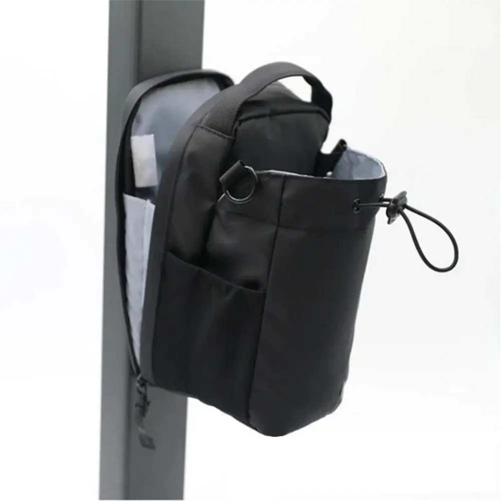 Magnetic Water Bottle Sling Bag Adjustable Multi-layer Gym Bottle Bag Large Capacity Portable Crossbody Sports Bag Gym
