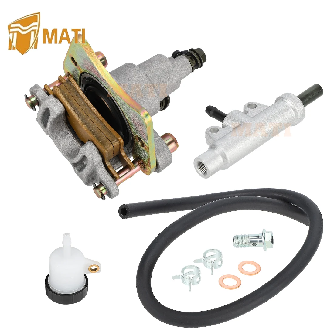 

MATI Rear Brake Caliper & Master Cylinder for 2010-2013 Polaris Scrambler 500 Trail Blazer 330 Trail Boss 330 1910806 1911274