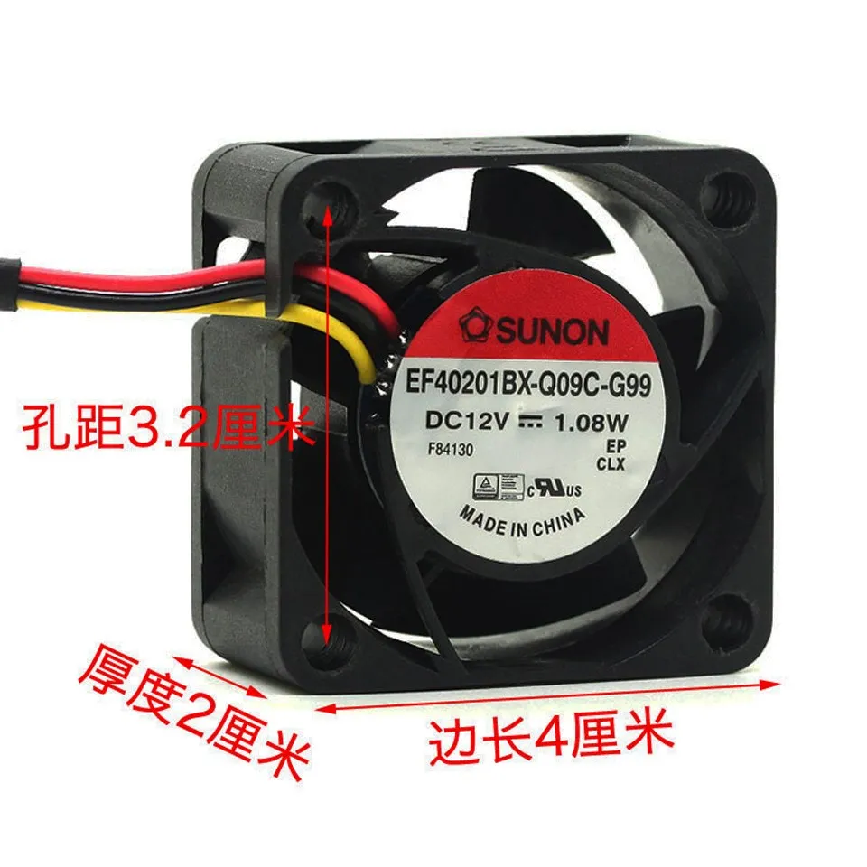 1個sunon 40ミリメートルEF40201BX-Q09C-G99ファン12v 1.08ワット4020冷却ファン