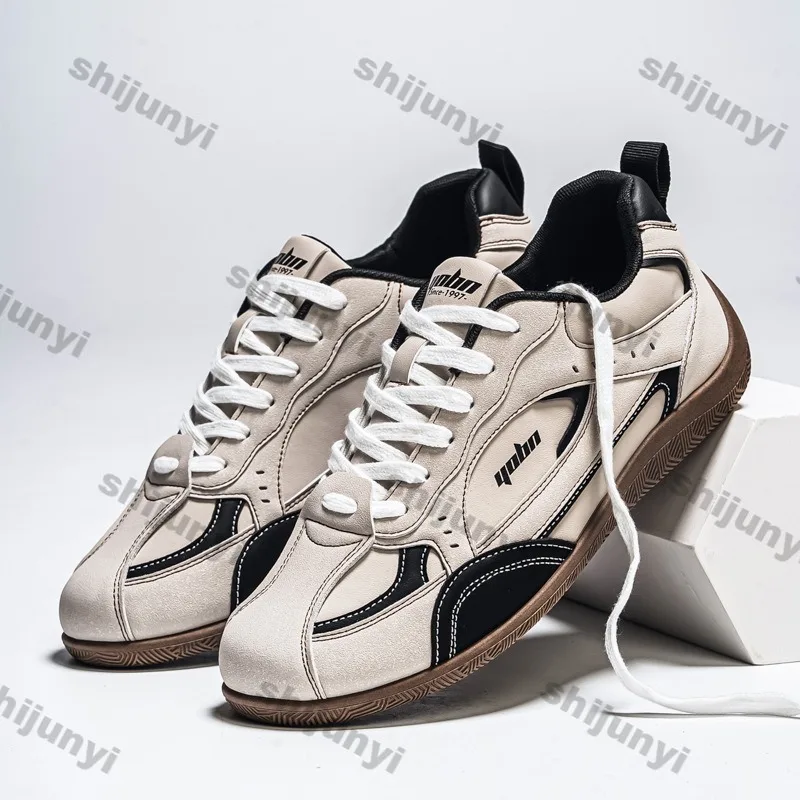 

Men's Flat Casual Shoes 2025 New Breathable Low Top Sport Shoes Fashion Soft Sole Comfort Lightweight Non Slip Men's Sneakers