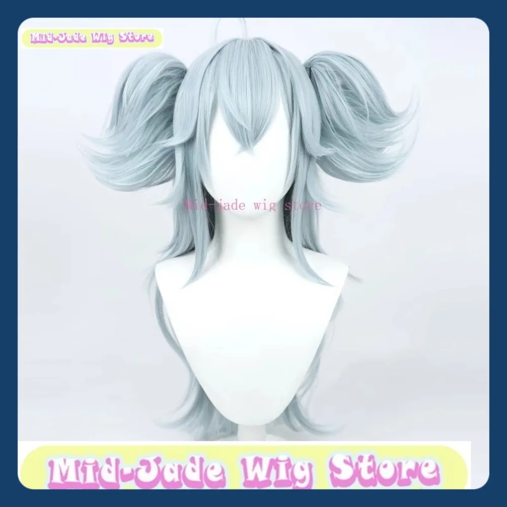 Mid-jade peruca loja para meninas frontline florance cosplay peruca anime jogo rpg cabelo sintético trajes de festa de halloween adereços