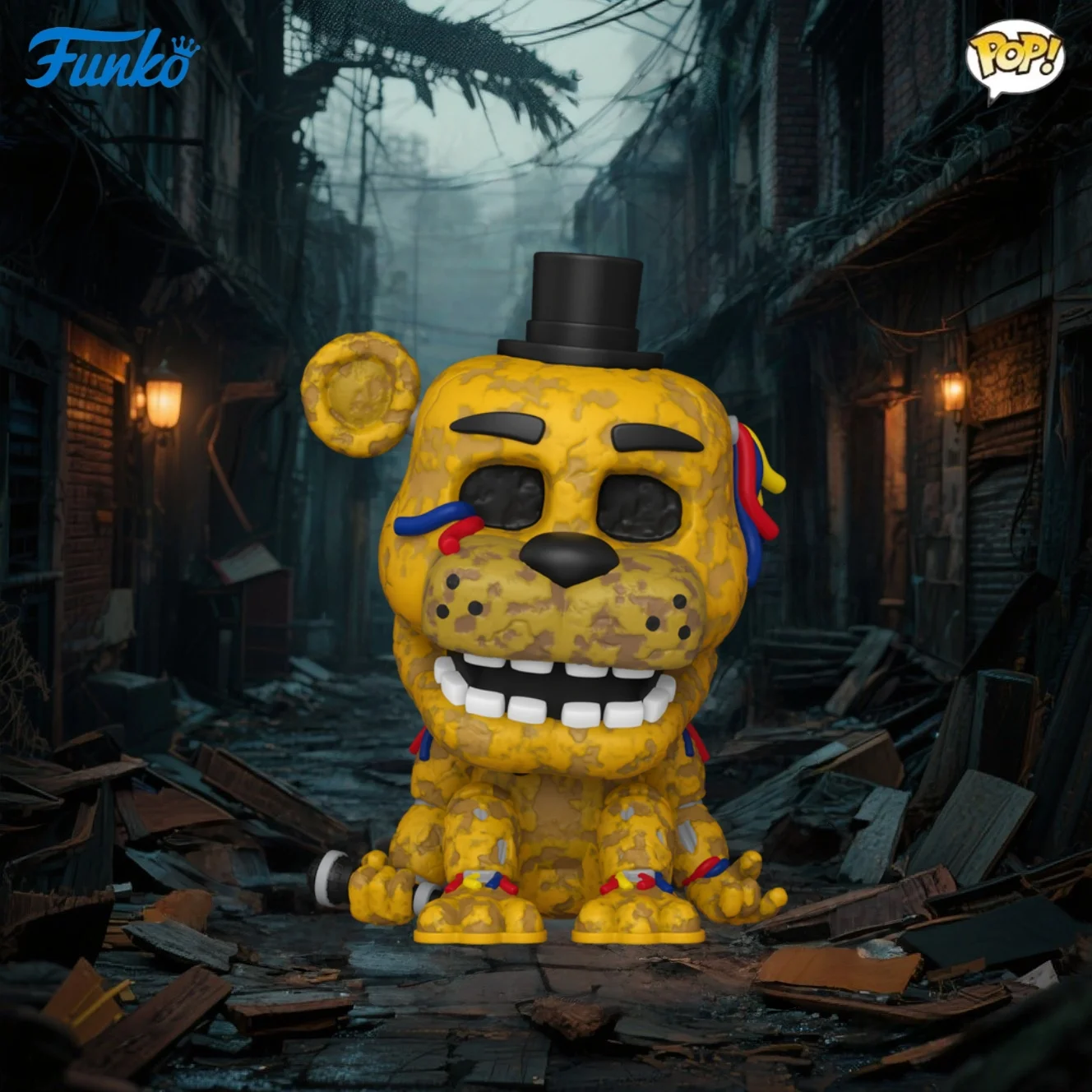 

Five Nights at Freddy's Pop! Withered Golden Freddy 1033 Figures FUNKO 3.9inch Vinyl Figure Collectible Limited Edition Toy Gift