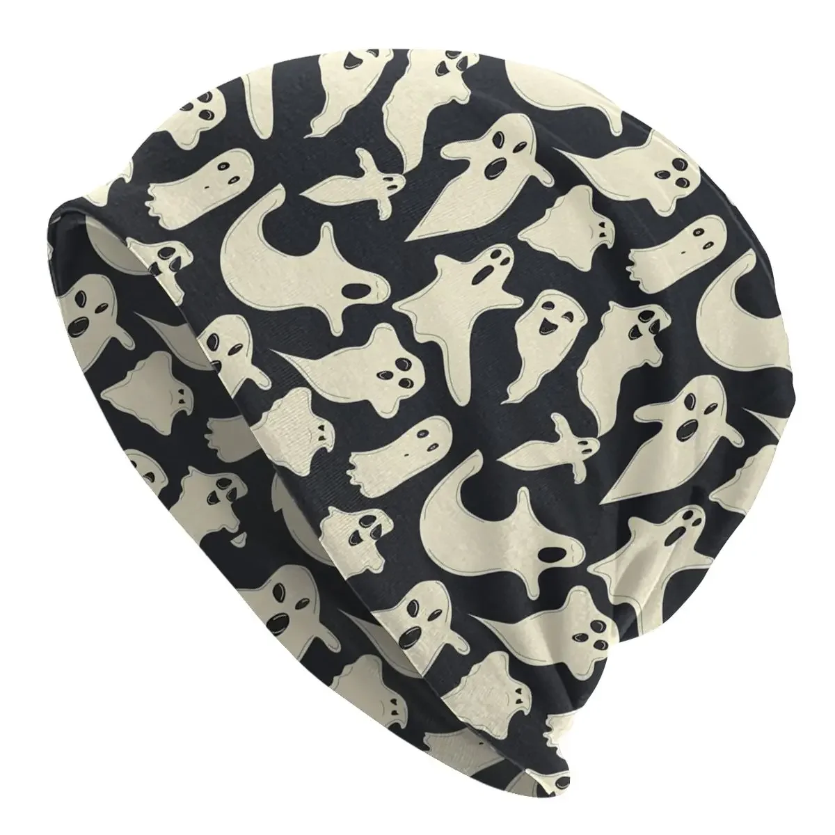 Ghost Ghosted Spooky Spirit Mysterious Phantoms Sport Beanie Caps Halloween Trick or Treat Skullies Beanies Ski Caps Bonnet Hats