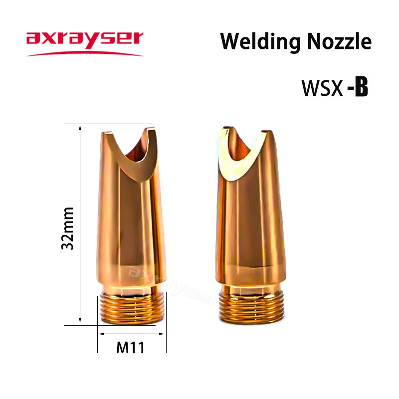 WSX Welding Nozzle for Handheld Gun Head M8 M10 M11 M13 TypeA-H with Wire Feed Laser Welding ND18 Machine 10pcs 1box Axrayser