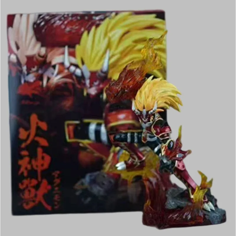 Digimon GK Legendary Ten Warriors Agunimon 26 cm Flame Fighter Anime Figura em estoque