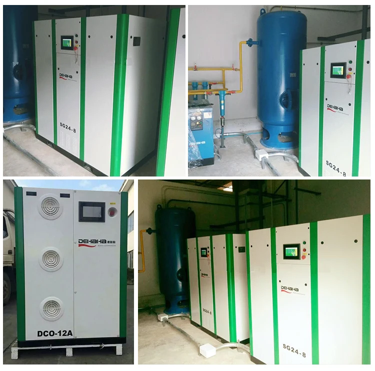 11 kW 15 PS ölfreier Scroll-Schraubenluftkompressor ohne Öl