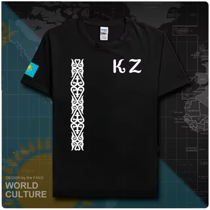 Kazakhstan KAM Kazakh T-shirt Male KAZAKH Special Ethnic Kazakhstan Clothing Summer Cotton Casual T Shirt Men Fashion Tee Shirt