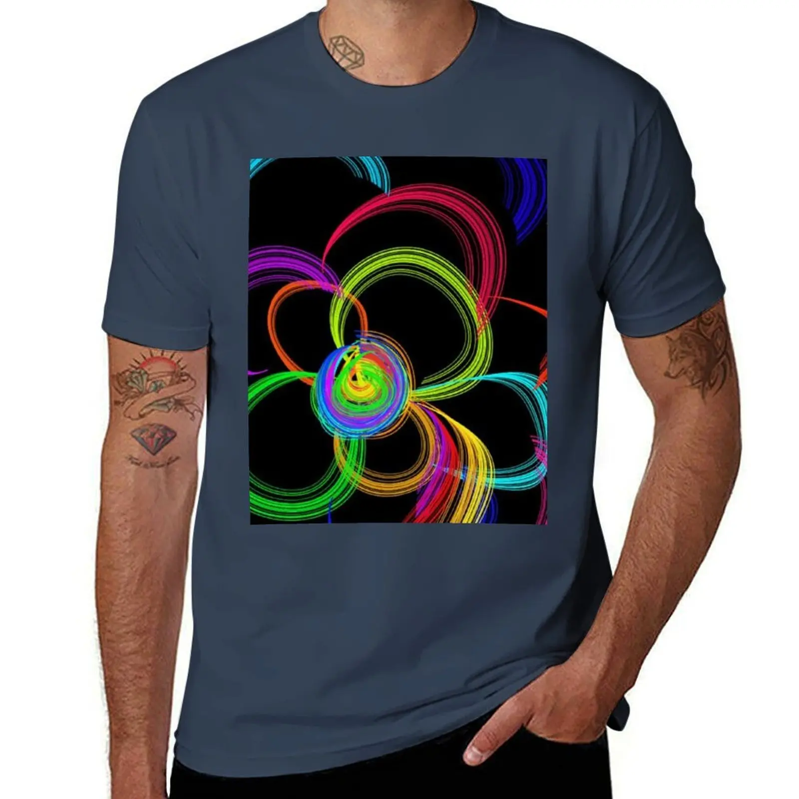 

Amber) The Pow AmberJoyLiem Flower (In Colors of by T-Shirt Big Size Simple T-Shirt