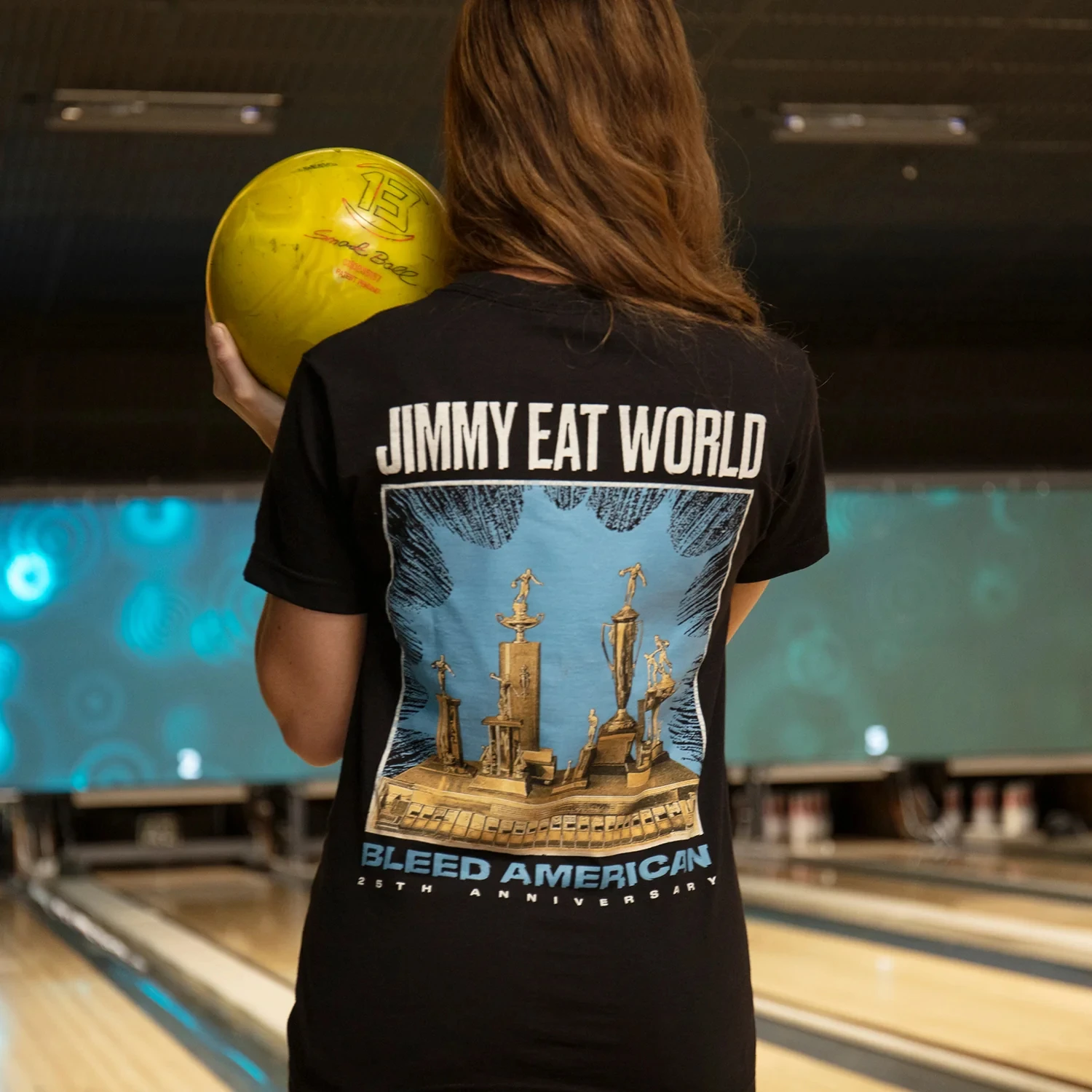 Fashion ‌Jimmy Eat World Band Graphic  Large Pattern Printed T-shirt 100% Cotton Unisex Summer New Classic Retro Band T-shirt