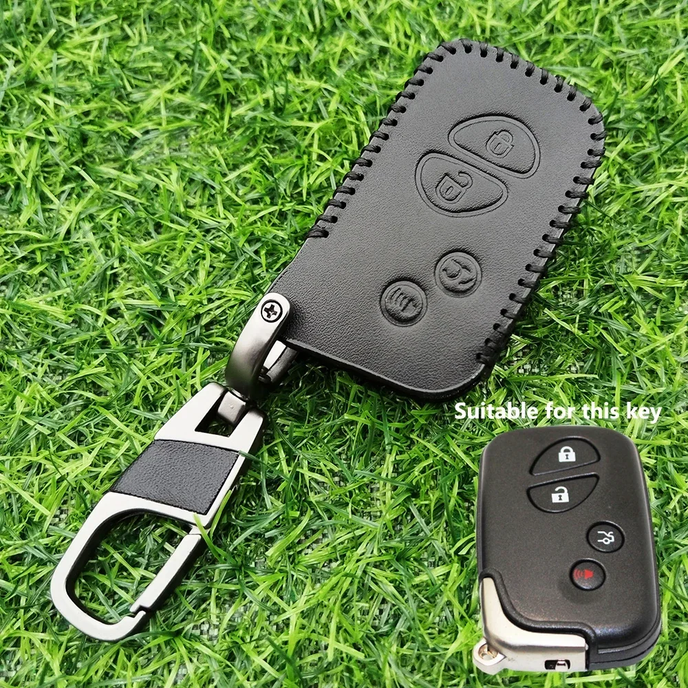 3/4 Buttons Leather Car Remote Key Case Cover for Lexus IS250 IS300C RX270 CT200H GX400 GX460 ES240 ES350 LS460 GS300 450h 460h