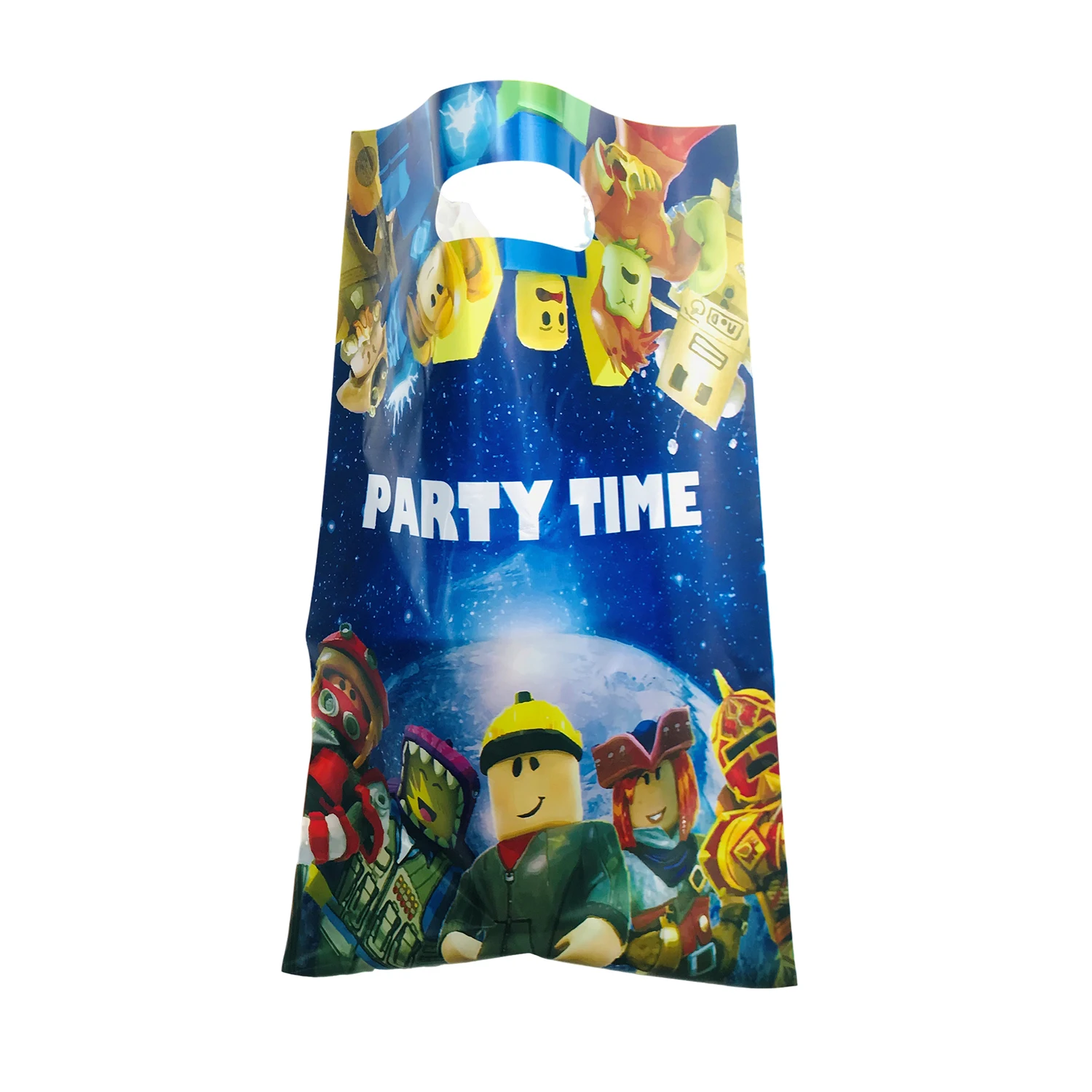 10/20/30Pcs Roblox Game Cute Cartoon Candy Themed Eco Tote Bags - Birthday Party Gift Packaging Plastic Shopping Bag - Image 4