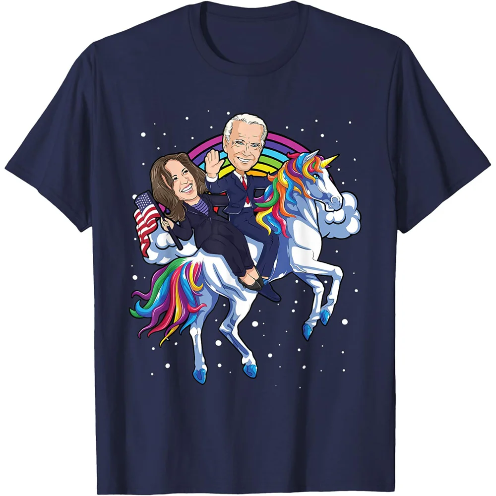 Kamala Harris T Shirt 3D Biden President Graphic T Shirts for Mens Clothing Black Polyester T-shirt Casual Women Short Sleeve