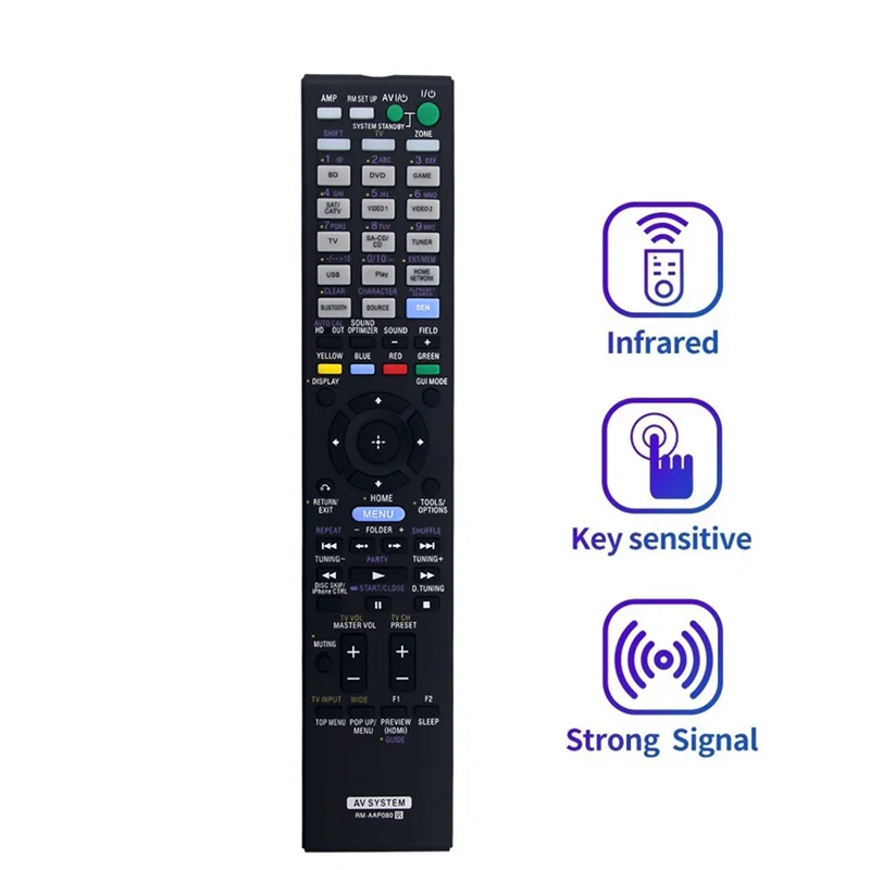 

-MEOF Replace RM-AAP080 Remote Control For Sony AV SYSTEM Remote Control