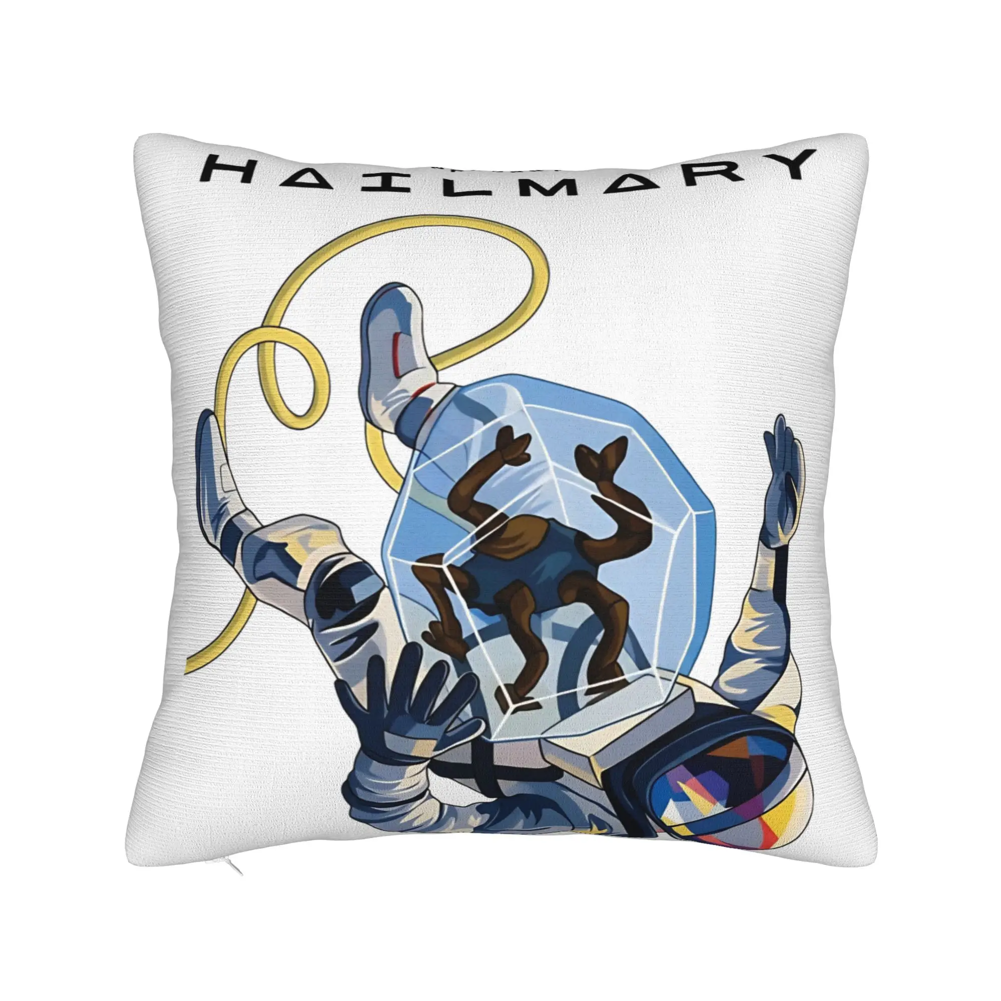 Project Hail Mary Fan Art Space Lover Pillow Cover  Comfy Cushion Cover Kawaii Pillow Case For Couch Sofa Bedroom
