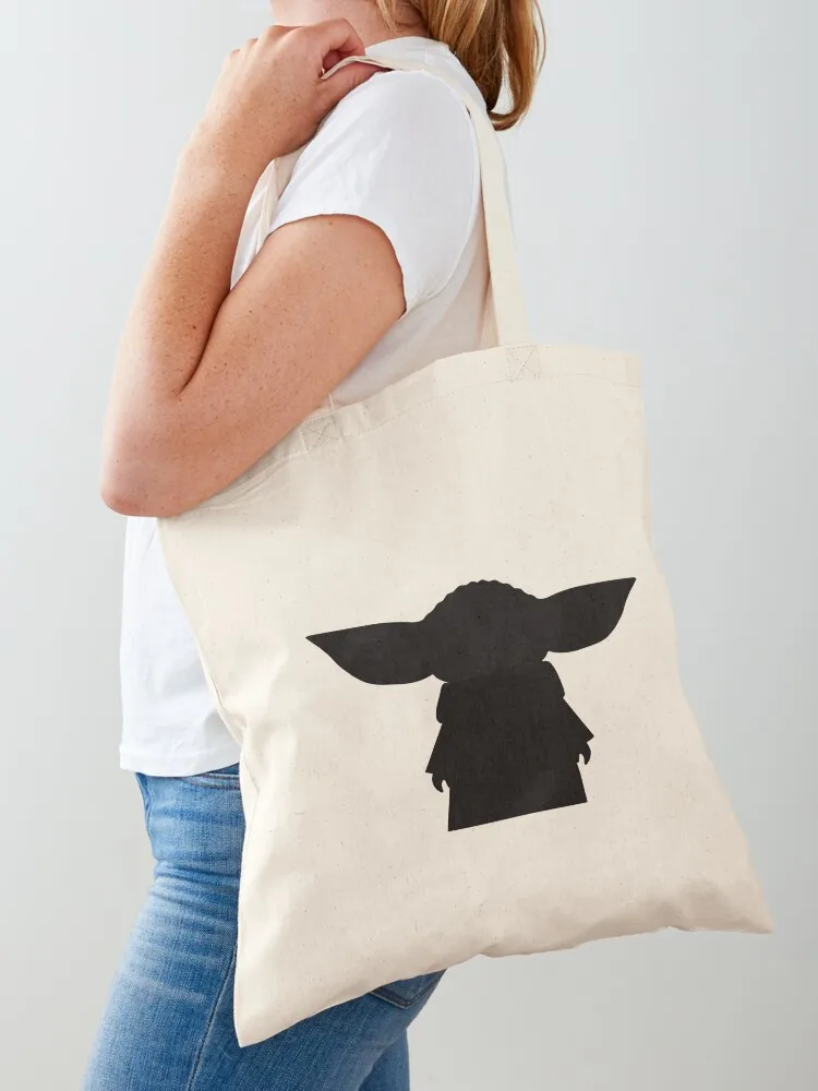 

Alien Silhouette Tote Bag cloth bag woman tote bags aesthetic shoping bag