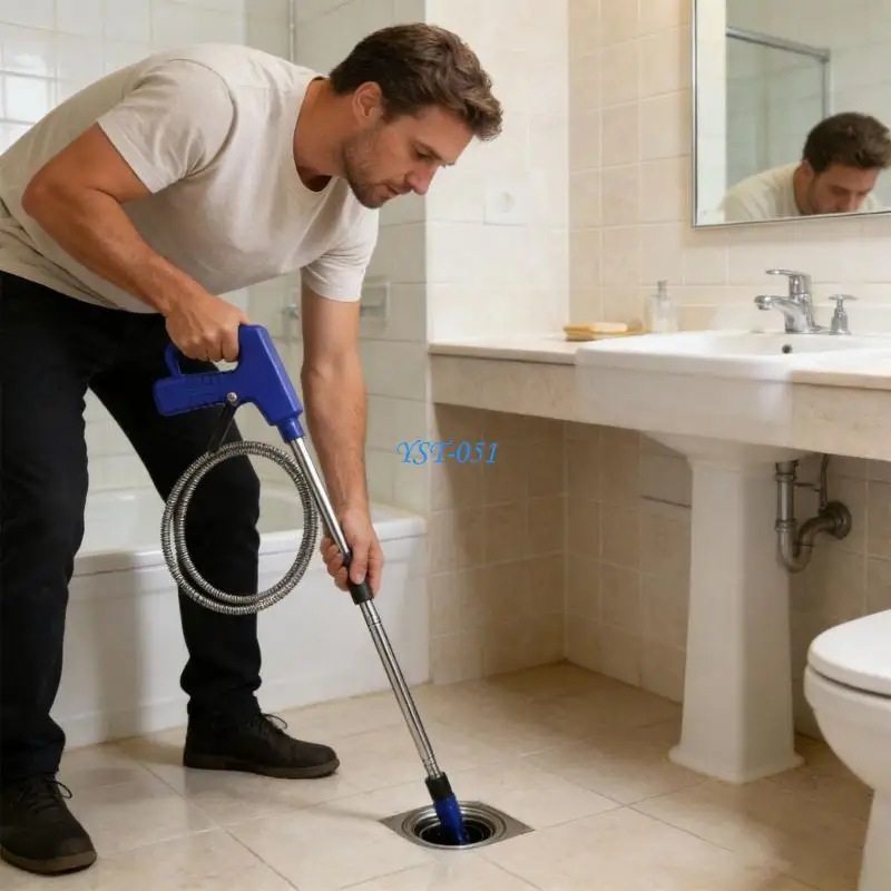 E15A Resistant Toilet Blockage Remover With Guarded twist For Extended Use