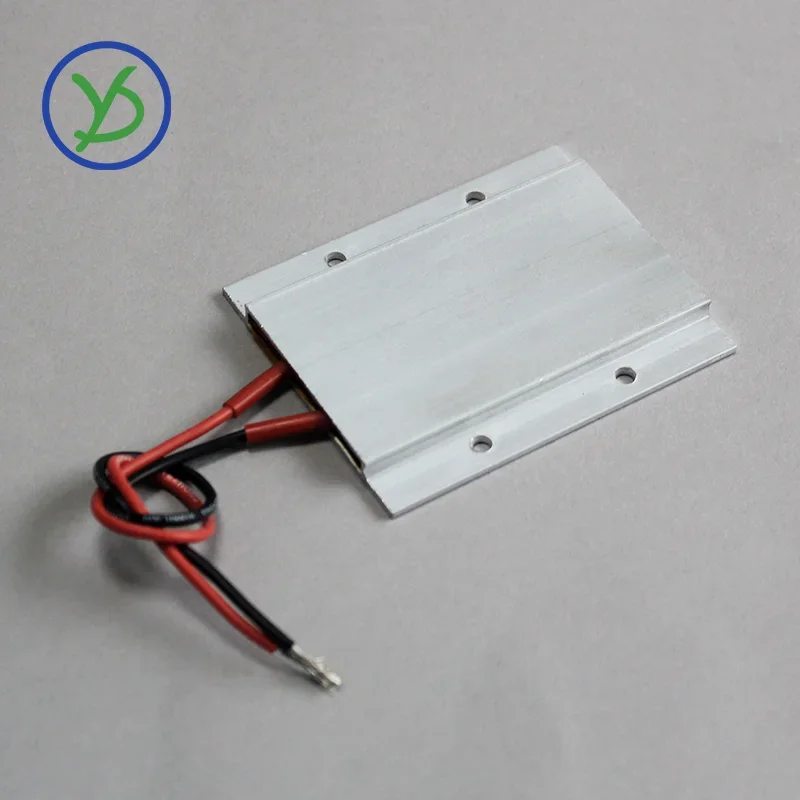 Placa calefactora termostática de cerámica PTC, 77x62mm, montaje de cuentas de lámpara LED, elemento calentador eléctrico de 12 ~ 220V, estación de desoldar, 2 uds.