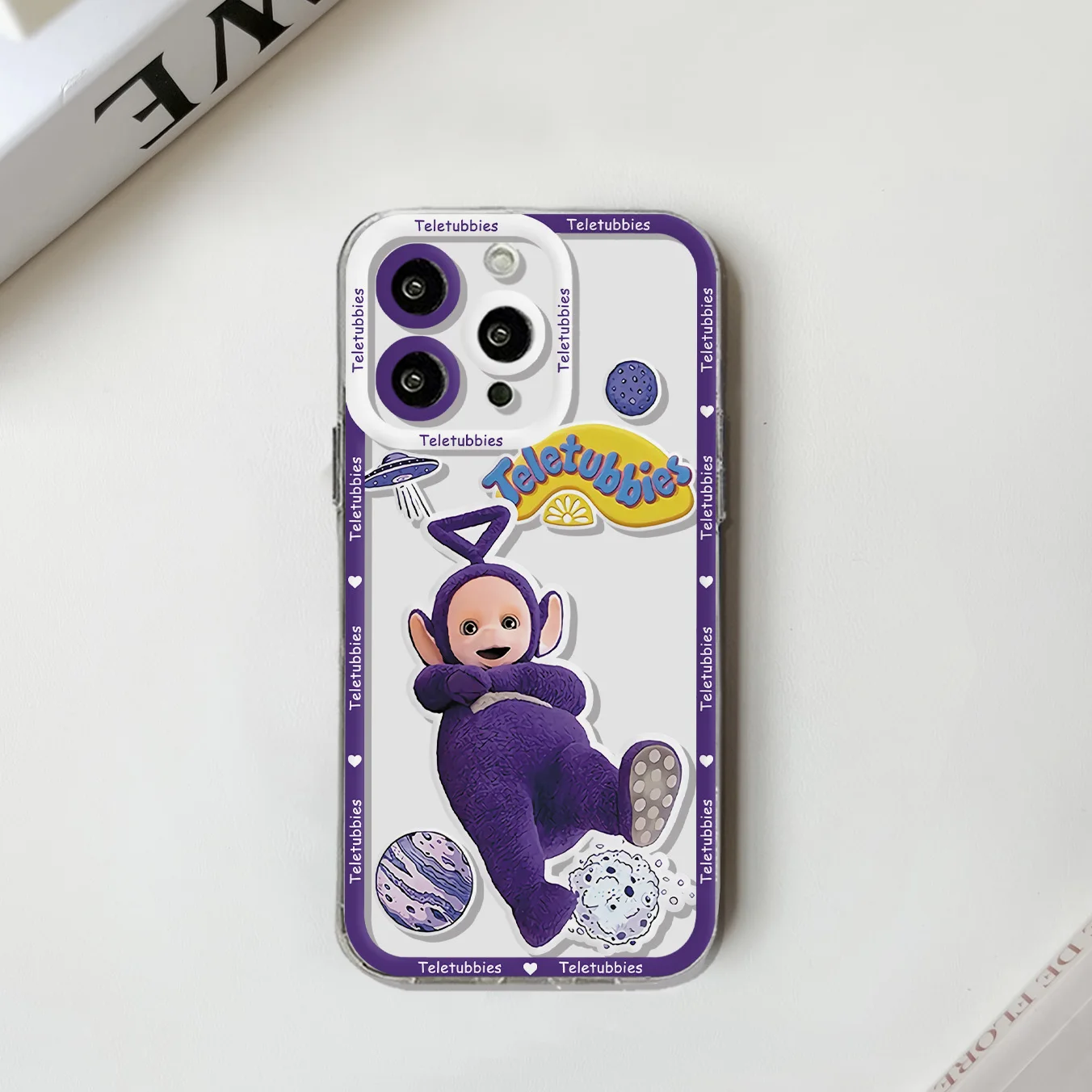 Cute Children T-Teletubbieses Phone Case For iPhone 15 14 13 12 11 Mini Pro Max X XR XSMax 6S 6 7 8 Plus SE20 Transparent Cover