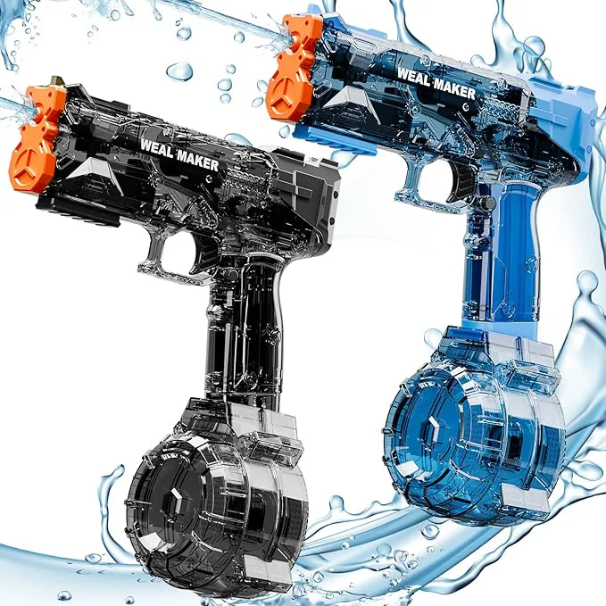 

Электрический водяной пистолет Ice Blast с непрерывной подачей воды под высоким давлением, самый мощный полностью автоматический водяной пистолет, распылитель большой емкости 500+, 28-32 фунта на кв. дюйм