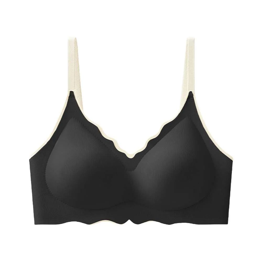 حمالة صدر مريحة بدون أثر لاسلكية عميقة على شكل حرف V ملابس داخلية مضادة للصدمات ملابس داخلية مضادة للترهل حمالات صدر رياضية بدون خياطة