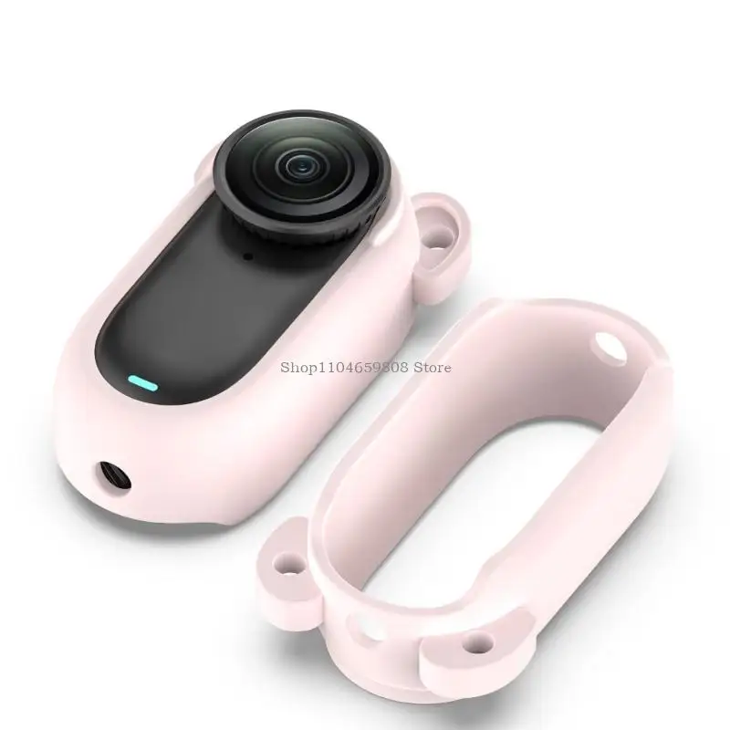 علبة الجلد المقاومة للصدمات لـ 360 GO2 Camera Anti Scratch Secure Carry Carry Housing Housing Skin