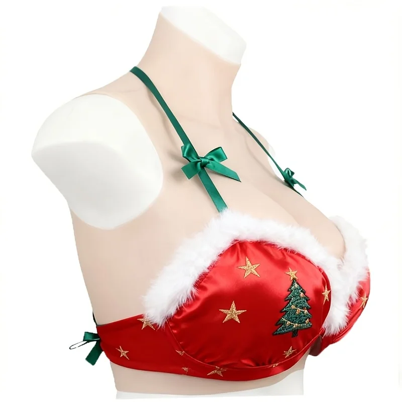 Drag Queen Breast Plate For Crossdresser Silicone Breast Forms Huge Boobs For Transgender Cosplay Shemale Plate C/D/E/G Cup Size