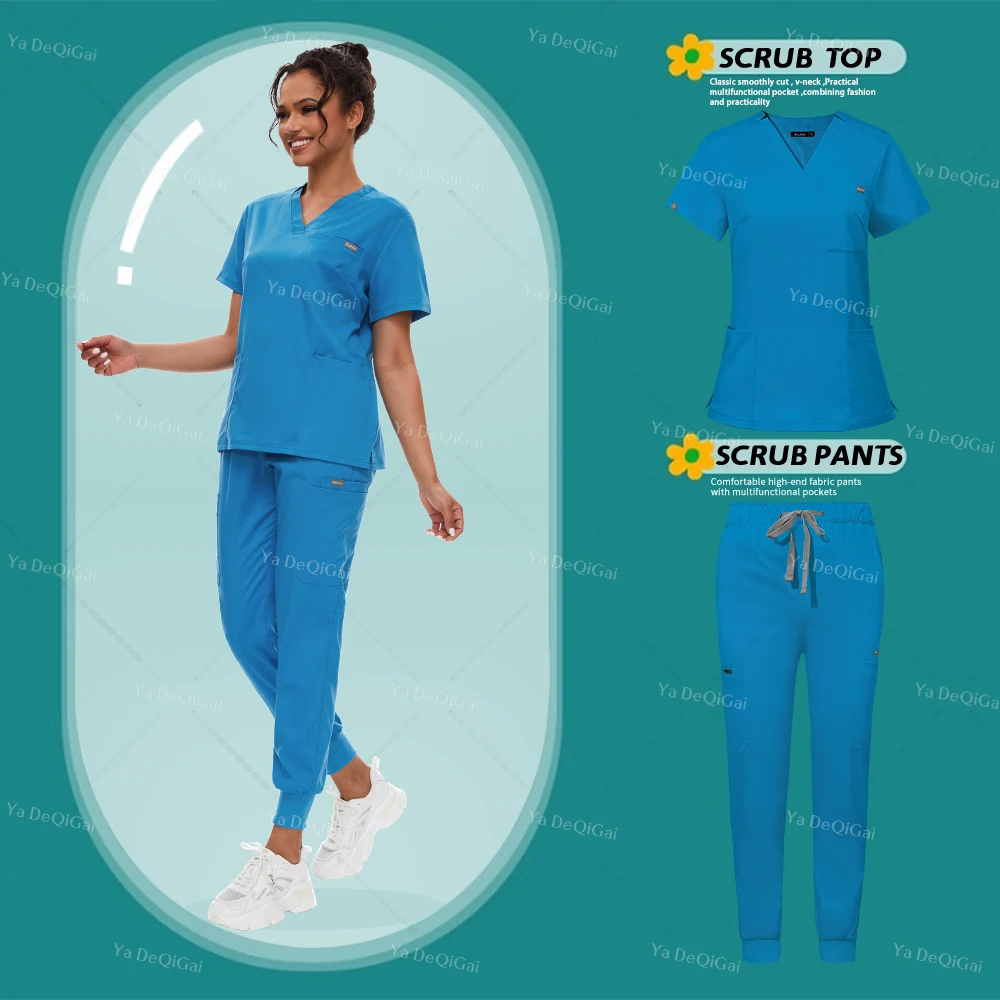 

Medical Clothing For Women Hospital Scrubs Sets Nurse Work Uniforms Dental Clinic Beauty Salon Spa Workwear Nursing Accessories