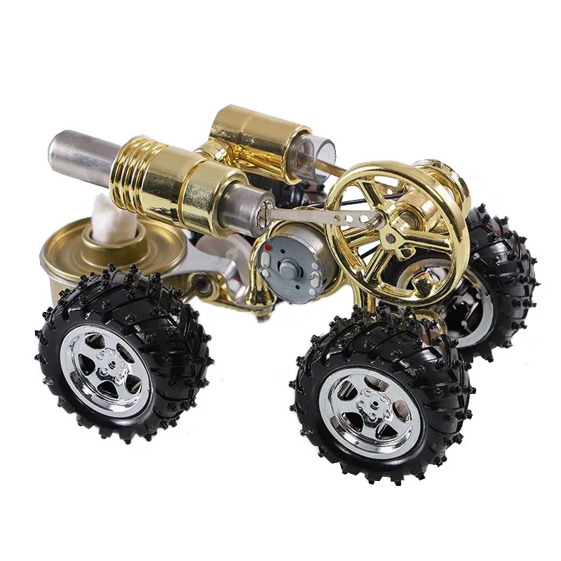 

Metal Stirling Engine Model DIY Car Engine Toys Generator Model STEM Toys Science Physics Invention Experiments Kid Adults Gift