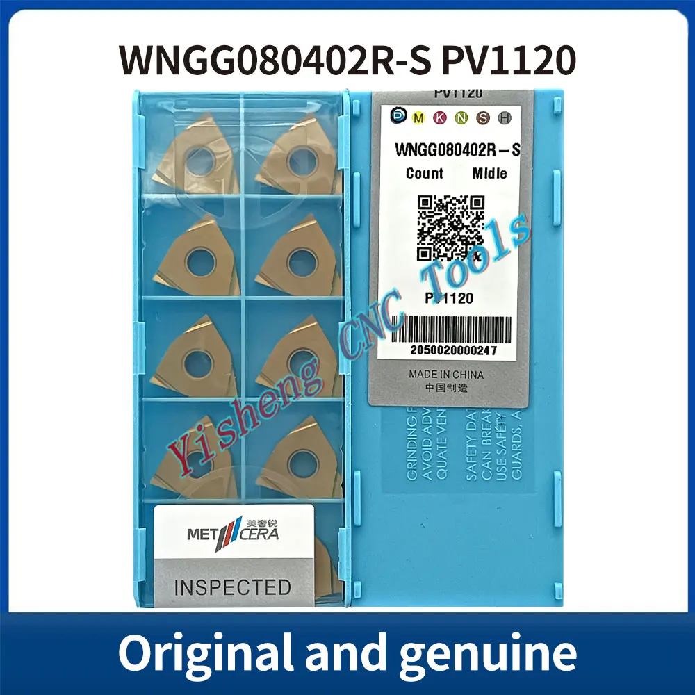 METCERA 切削工具 WNGG080402L-S WNGG080402R-S WNGG080404L-S WNGG080404R-S PV1120 PV4312 タングステンカーバイド CNC インサート