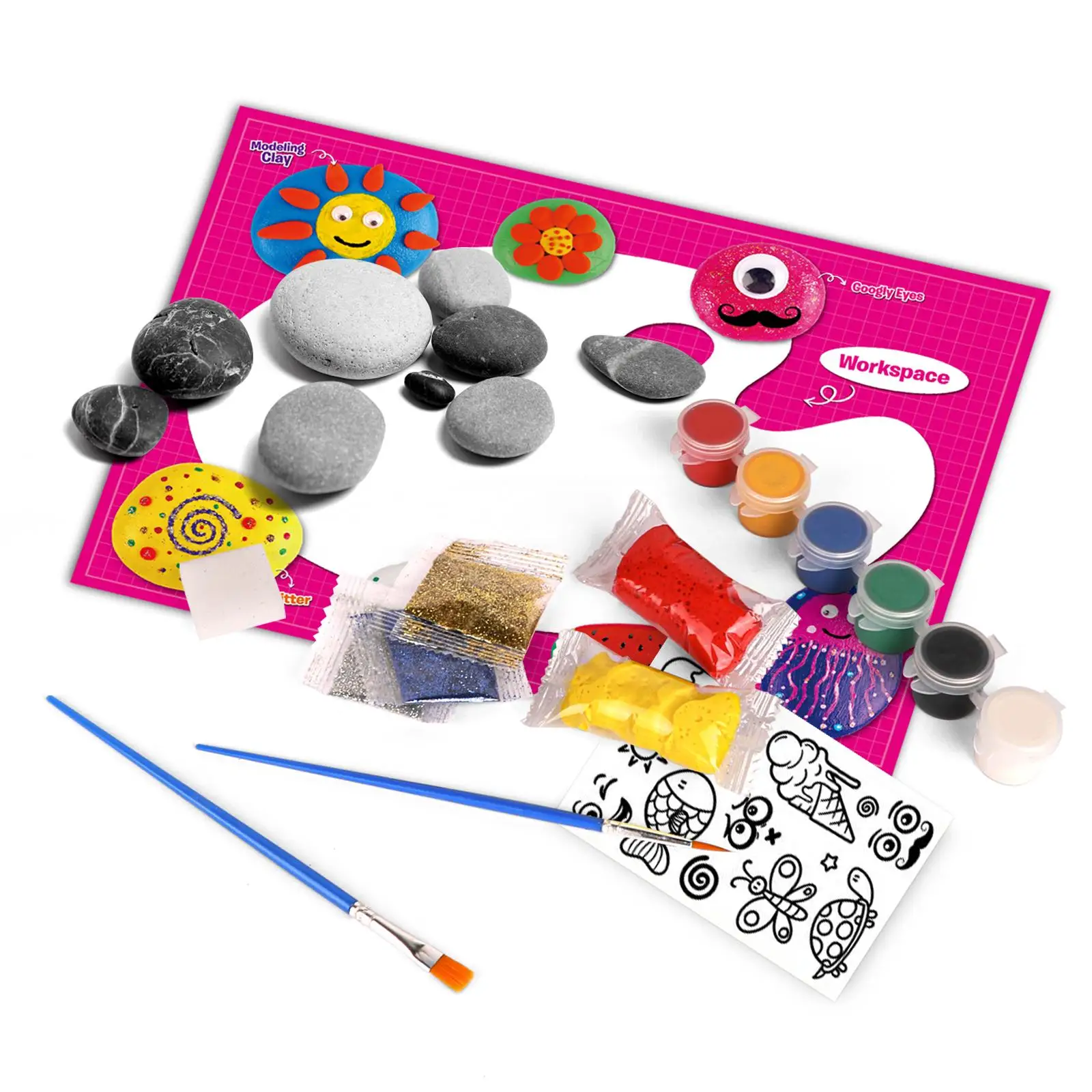 Painting Painting Kit Toys Rock Painting Outdoor Activity Kit for Garden