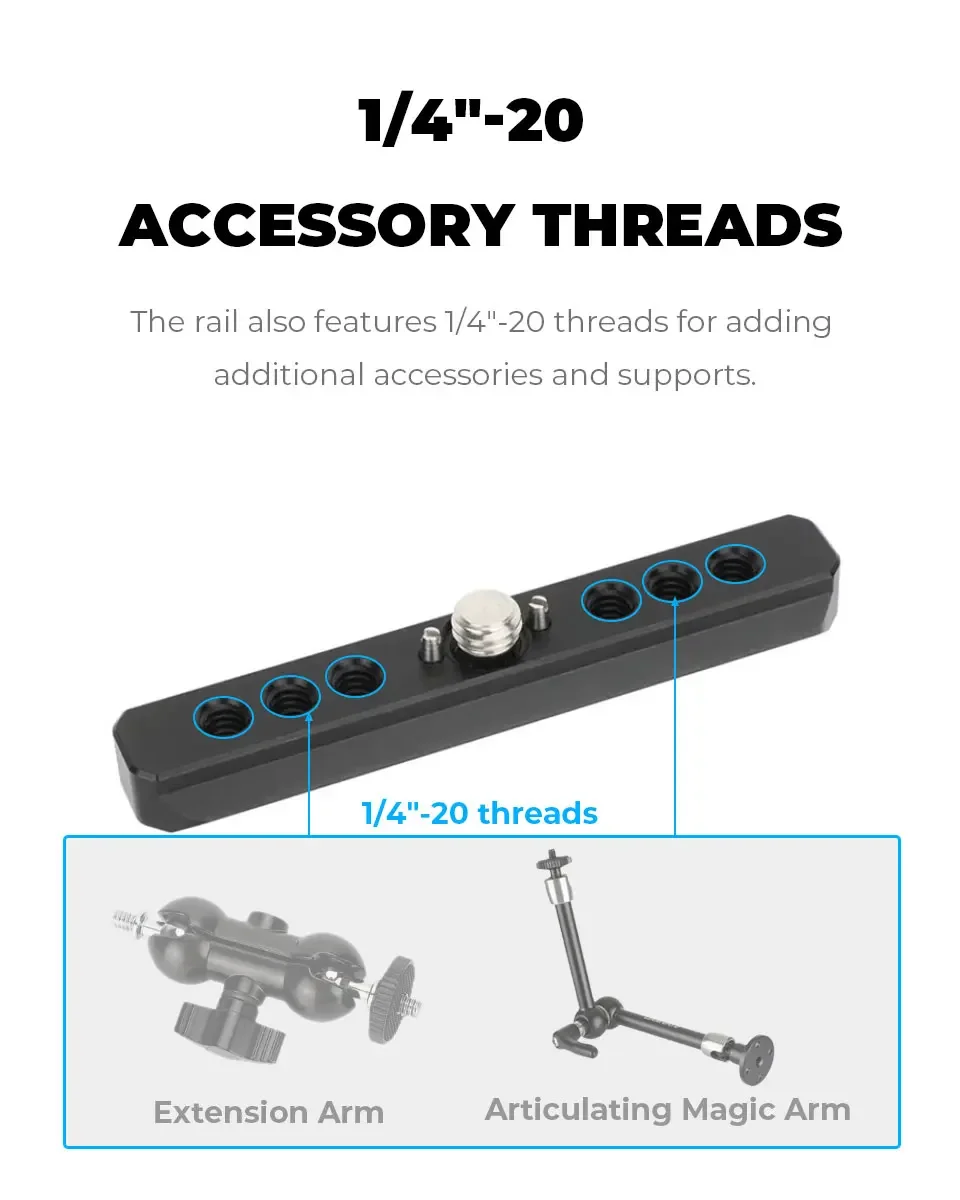 Быстросъемная защитная направляющая НАТО с 1/4 дюйма ARRI-стилем, анти-закручивающим винтом Mout, направляющая Nato для камеры Sony, аксессуары для Canon
