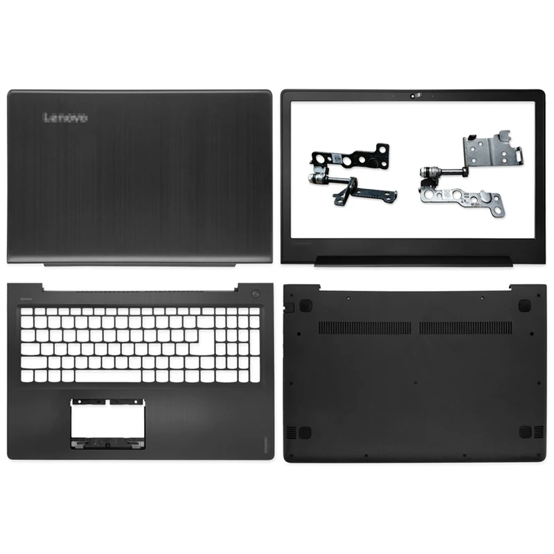 NEW Laptop LCD Back Cover/Front bezel/Hinges/Palmrest/Bottom Case For Lenovo 310S-15 310S-15IKB 510S-15ISK Top Cover Black