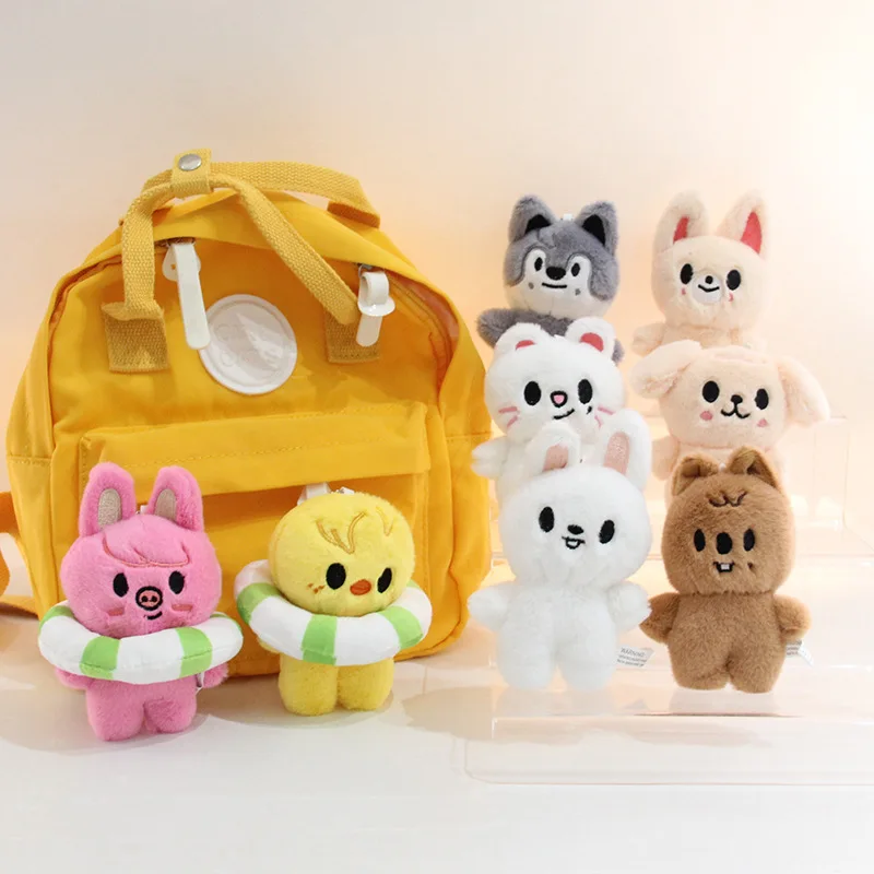 

Korean Stray Kids street children's plush pendants, swimming rings, dolls, cute animals, keychains, bags, accessories, fan gifts
