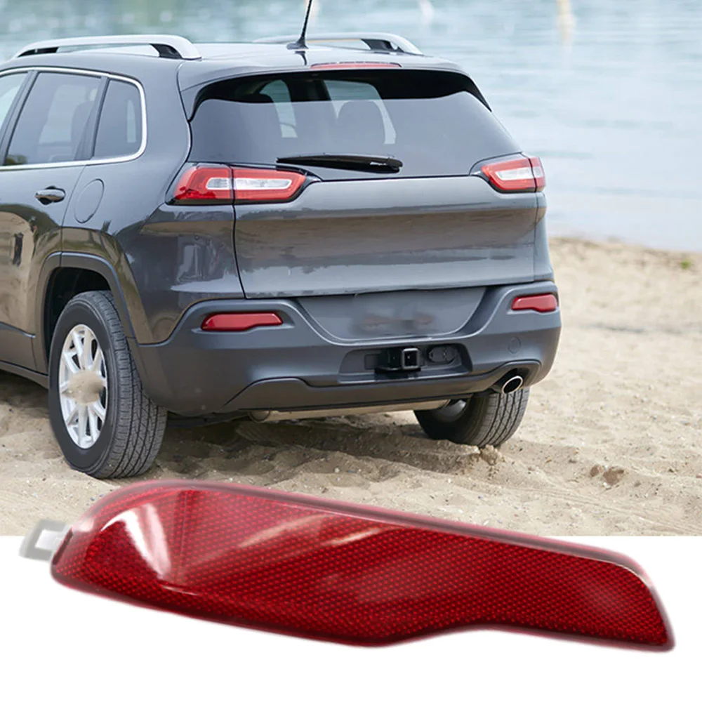 

1/2pcs For Jeep Cherokee 2014 2015 2016 2017 2018 Rear Left/Right Bumper Brake Reflector 68105145A 68105144A 68105144AC