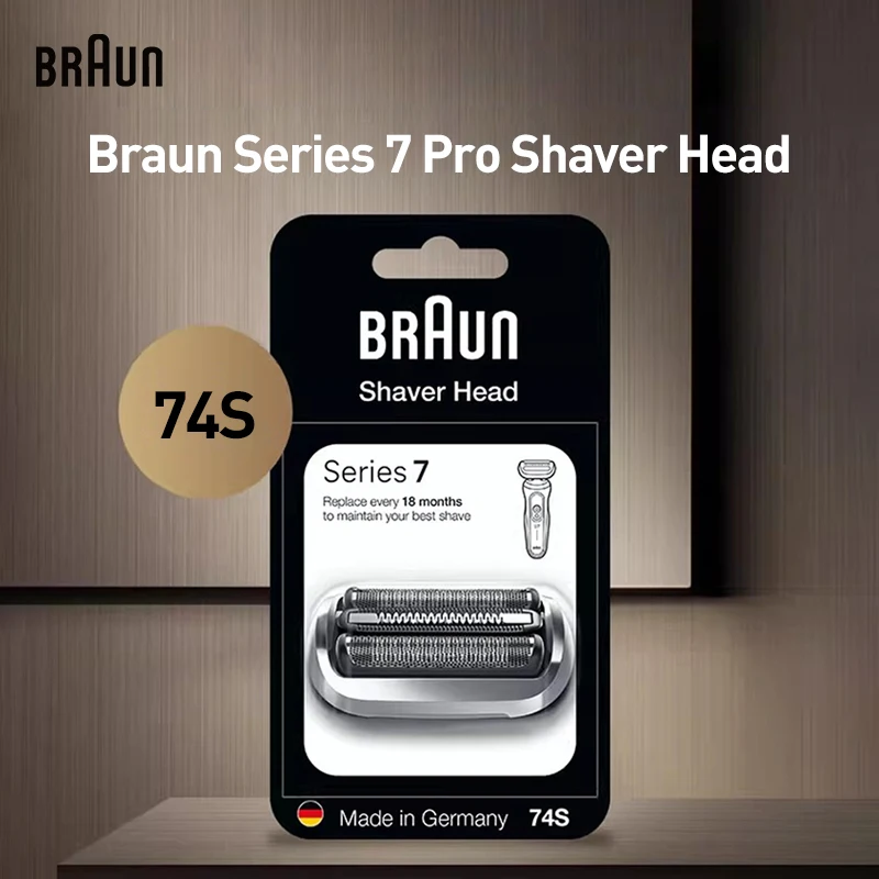 Braun 74S Silver Shaving Head 1-pack