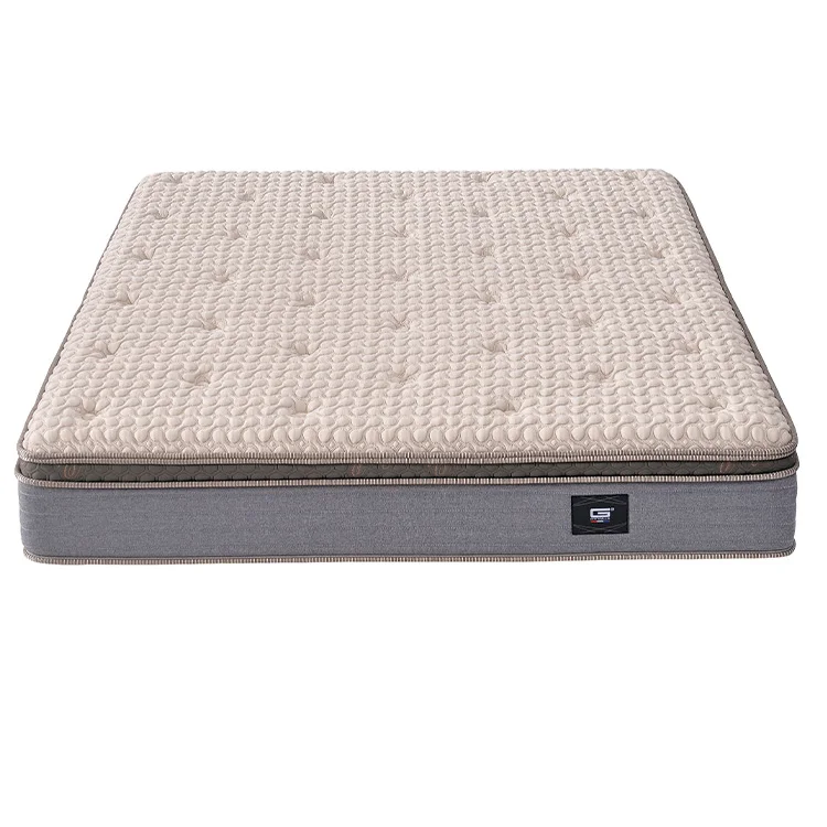 Hot Selling Massage Fabric Surface 33 cm Thick King/Queen/Full Size Latex Foam Beds Mattress Mini Pocket Spring Bed Mattresses