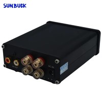 Sunbuck 24V power supply Mini Home Desktop Audio Class D HIFI Amplifier 50W 2.0 TPA3116 LM1036 Digital Amplifier