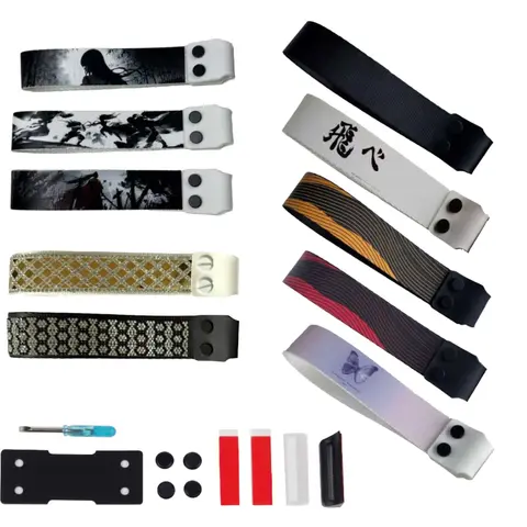 1SET 키보드 스트랩 깃발 장식 스트랩 제어 나일론 스트랩 60 ATK68 게임용 기계식 키보드