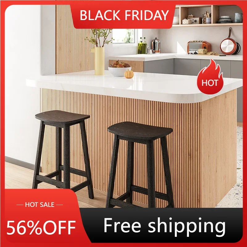 

Высокие длинные барные стулья, деревянные стулья для кухни, минималистичные барные стулья, дизайнерские стулья для бара, столовой, наборы AB50BY