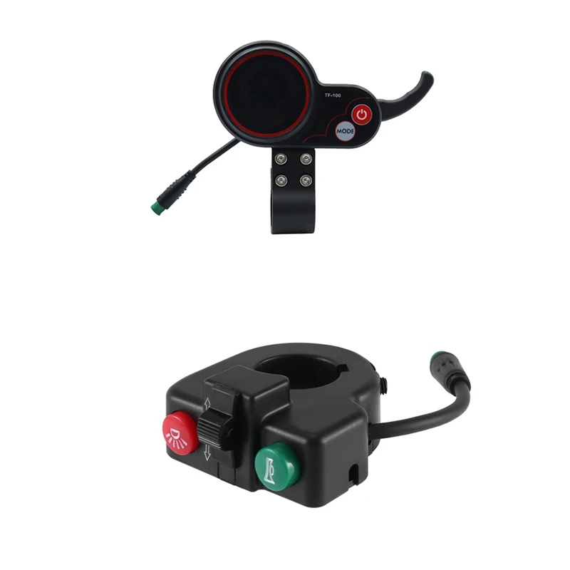 

TF-100 LCD Display Instrument Replacement Accessories For Kugoo M4 10 Inch Electric Scooter Bike Modification, 5 Pins