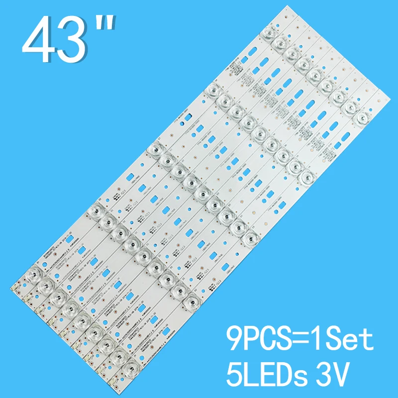 LED Strip SW43D05-ZC14CG-03 CRH-A43353505014ANREV1.2 7710-643000-D000 For 43s9 43e390e 43e386e LED-43B800 NE-43F500CN15