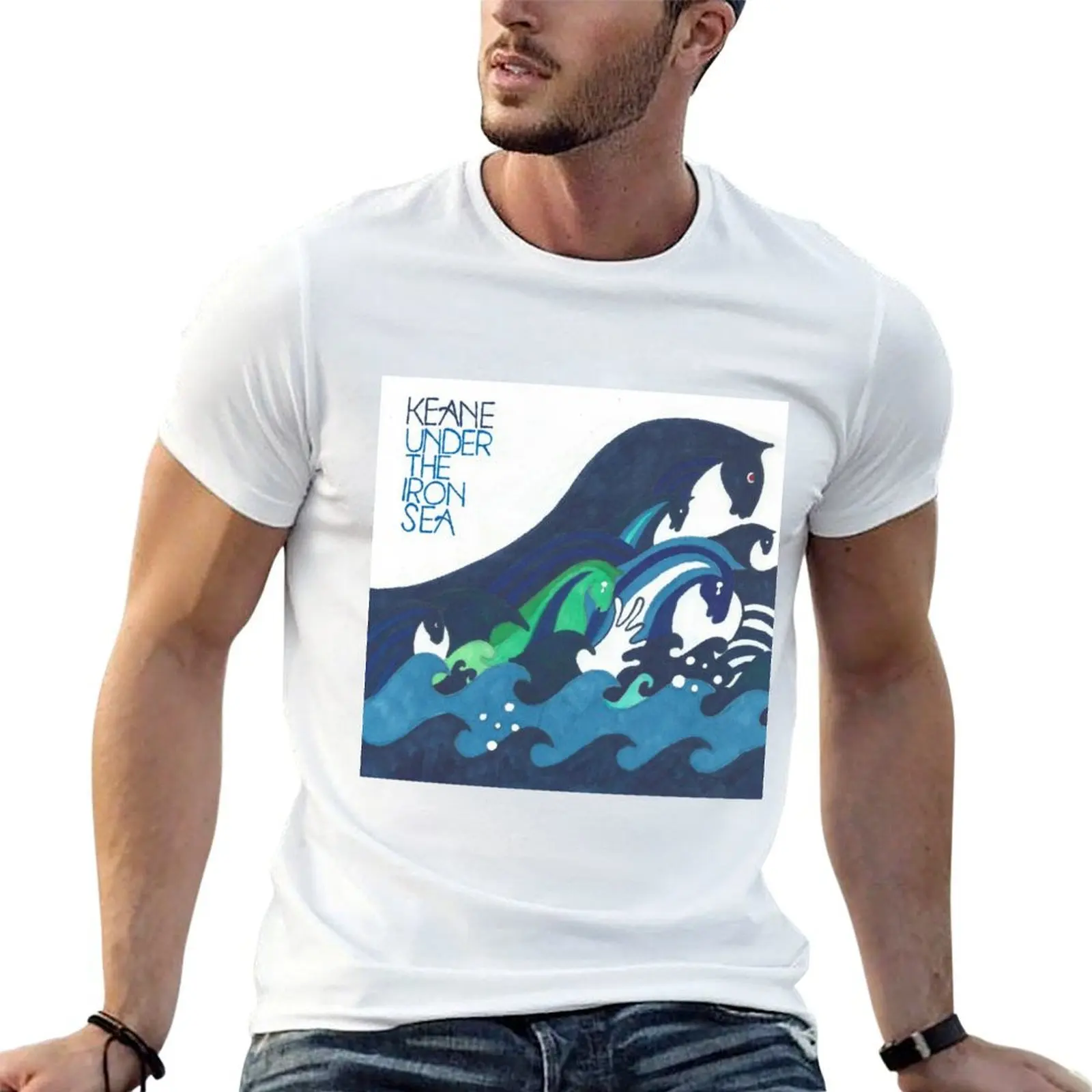 Keane - Under the Iron Sea T-Shirt man t shirt cotton high quality t shirt custom print t shirt man casual T-shirt