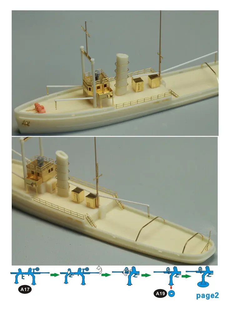 Fivestar FS720034 Resin Kit 1/700 WWII IJN Slavage & Tug Boat Tategam