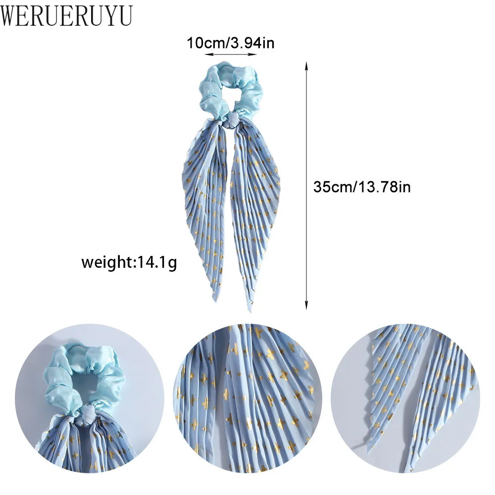 ポニーテールリボンヘアタイ女性ヘアアクセサリーファッションエレガントヴィンテージヘアバンドアクセサリー弾性シュシュ女の子用2026