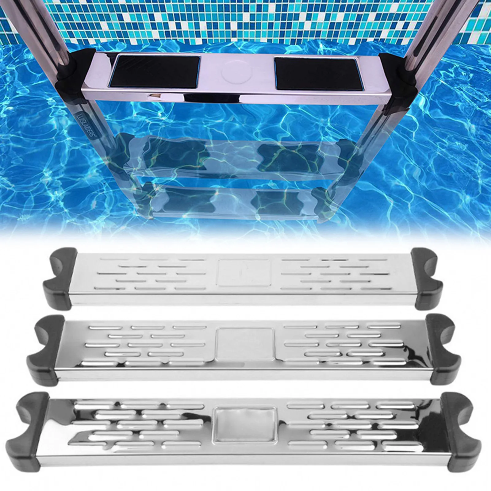 Swimming Pool Ladder Pedal Anti-rust Underwater Ladder Pedal Convenience for Swimming