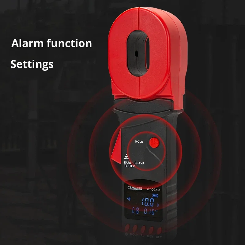 20262026 Cem  Clamp-On Ground Resistance Tester High-Precision Resistance Meter DT--CG600 China