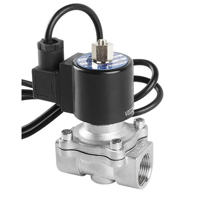 

3/4" Normally Open Fountain Solenoid Valve 220V 110V 24V 12V Stainless Steel Waterproof Solenoid Valves For Underwater