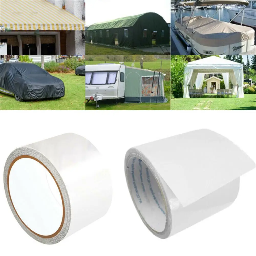 

Высоковязкая невидимая лента для ремонта палатки, прозрачная прочная клейкая лента, ремонтная заплата, аксессуары для уличной палатки для кемпинга