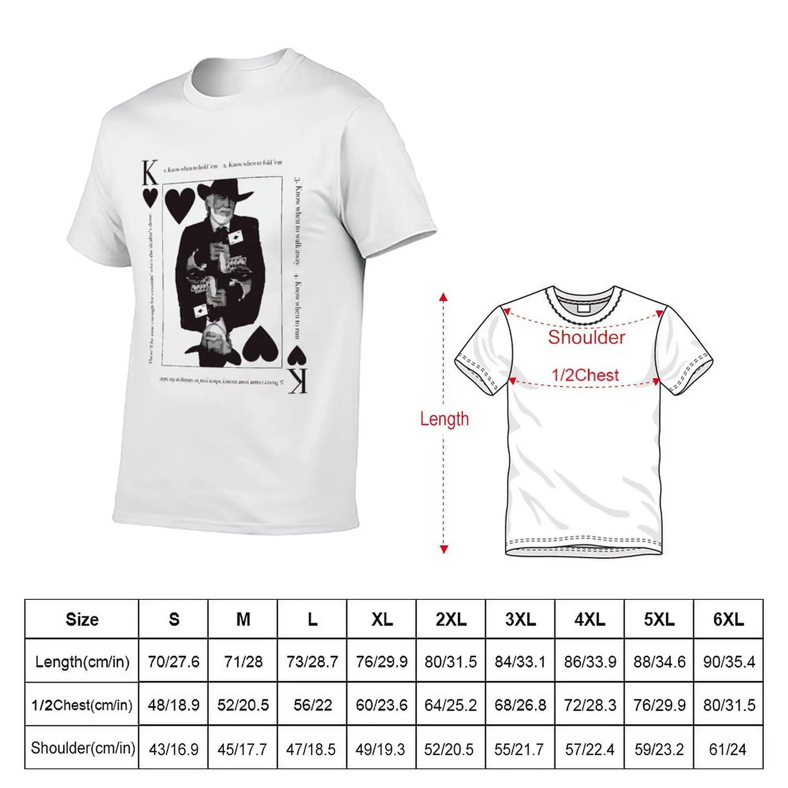 The Gambler T-Shirt vintage anime t shirts men clothing