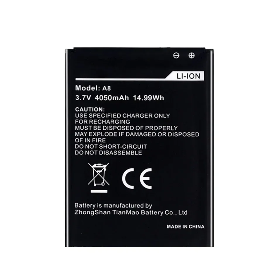 Mobile Phone Battery A 8 4050mAh Replacement For AGM A8 Bateira + Tracking Number